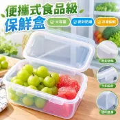 便攜式食品級保鮮盒冰箱水果蔬菜收納盒大容量冷凍密封防潮整理盒NKO2