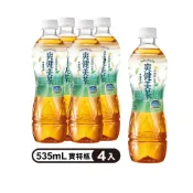【蝦皮直營】爽健美茶(無糖) 535mlx4入/組 寶特瓶 分解茶 飲料 綠茶