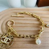 獨一無二 - Chanel 香奈兒中古鈕扣手工製作而成的14K鍍金手鍊