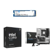 (店+)【Intel 英特爾】〈自MO價〉Core U7 265KF+微星 Z890 主機板+金士頓 NV3 1TB M.2 PCIe SSD