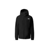 (店+)【The North Face】NF0A82GB-JK3 北面  【黑武士】撞色字母Logo印花連帽寬鬆拉鏈  戶外遠足 防水防風透氣衝鋒衣 女款 黑色