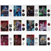 日版🇯🇵 北斗神拳《FIST OF THE NORTH STAR》  一番賞 F賞 資料夾貼紙組
