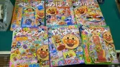 6本合售 二手童書 日文兒童雜誌-封面麵包超人收銀機 麵包超人 雜誌 週刊 只有1本有光碟 3ZZ