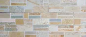 14E黃木紋什割面 61*15.2*1.5cm (材貼 石材 建材 牆面材 壁材 圍牆 景觀 DIY)