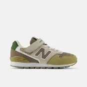 【NEW BALANCE】996 中童 休閒鞋 魔鬼氈 寬楦 復古 麂皮 流行 卡其 棕(YV996TE3)