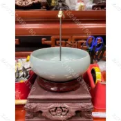 免運🔥念慈閣🔥素面冰裂灰香環爐 素面冰裂灰香環爐 素面冰裂灰香環爐💕zxc6/9
