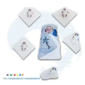 C.D.BABY幼兒包巾被(純棉三層紗 薄被 涼被 安撫巾)