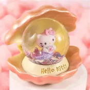 [ 隔日配JARLL 水晶球 ] 三麗鷗 Hello Kitty玫瑰花 真誠的愛 花仙子水晶球音樂盒 生日 兒童節 婚禮