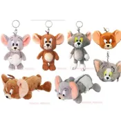 阿猴達可達 日本限定 NICI Tom and Jerry 湯姆貓與傑利鼠 泰菲 娃娃吊飾 鑰匙圈 卡套 筆袋 新品