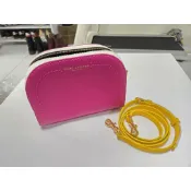 Marc Jacobs MJ防刮皮革撞色半月包，全新正品