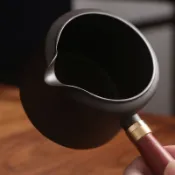 紫砂側把公道杯 大容量防燙茶海 功夫茶具配件 陶瓷分茶器 泡茶專用