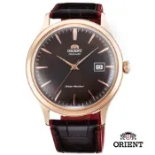 ORIENT 東方錶 DATE Ⅱ 機械錶-黑面玫瑰金框/42mm