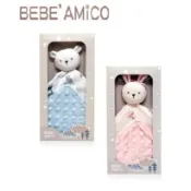 BEBE AMiCO 貝貝豆 造型安撫巾(花園派對/手繪童話) 安撫巾 安撫玩具❤陳小甜嬰兒用品❤
