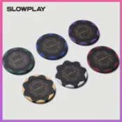 【臺灣熱賣免運🚚24H🔥】SLOWPLAY德州撲克粘土籌碼黏土有數字無數字面額專用棋牌室麻將幣