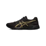 (店+)【asics 亞瑟士】T8D4Q-017 ASICS Gel-Contend 4 舒適 織物合成革減震耐磨透氣 低幫 GEL 休閒長跑短跑城市通勤跑步鞋 男款 黑金