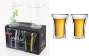 ★訂製★ Bodum 原廠彩盒 Assam 250ml 雙層 玻璃杯 漂浮杯X2個 8oz 可隔熱防燙