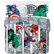 預購🚀正貨🚀英國專櫃 Marvel 美國隊長 復仇者聯盟 被套 枕頭套 棉被套 床組 床包 床單Jay Franco