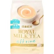 【日東紅茶】日東紅茶皇家奶茶-Off time減糖低咖啡因沖泡飲品9gx8入/袋