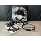 『XC』欠停 煞車套餐 Brembo 卡鉗+前碟盤+金屬油管 六代 勁戰/Jets/R15/小阿魯/G2/DRG/KRV