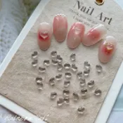 Rainbow Nail 美甲冰透小桃心 L139 冰透愛心 美甲透愛心