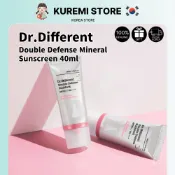 [Dr.Different] 溫和防護 物理防曬乳 40ml SPF50+ PA++++ 舒緩粉潤潤色霜