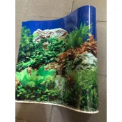邦邦水族~魚缸背景紙 魚缸背景貼圖 水草圖30公分25元