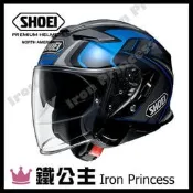 ▼鐵公主騎士部品▼SHOEI J-Cruise II 2代 3/4罩 內墨片通風透氣 AGLERO TC-2 黑藍