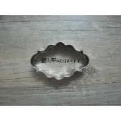 簡大哥 現貨【花邊框/橢圓形花邊/花邊/橢圓 復古花邊】不銹鋼餅乾模具 不鏽鋼餅乾壓模 餅乾模 烘焙模具 糖霜模具