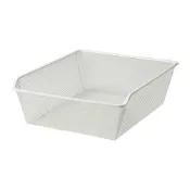 【IKEA 宜家家居】KOMPLEMENT 網眼式網籃, 白色, 50x58 公分