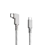 【moshi】Integra 強韌系列 USB-C to USB-C 90度彎頭 240W/480Mbps 充電/傳輸編織線(0.6M)