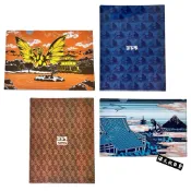維大叔日貨🇯🇵現貨‼️哥吉拉 A4 資料夾 2入組 文件夾 富士山 和風 日式 文具 基多拉 淺草寺 金閣寺 哥吉拉商店