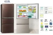 Panasonic 國際 610L 三門變頻冰箱 NR-C610NHGS-T (來電議價)