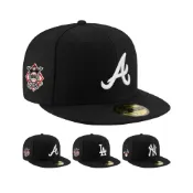 NEW ERA 59FIFTY 5950 獨家訂製 國家聯盟 / 美國聯盟 道奇 洋基 勇士 黑色 全封帽 全尺寸