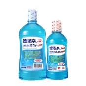 【德恩奈】清新雙效漱口水1000ml+500ml-無酒精