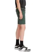 【新款29-44腰短褲】美國Levis 511 SLIM Shorts Green 仿舊石洗綠 窄管直筒丹寧5分牛仔短褲