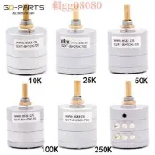 EIZZ電位器分壓24級步進式雙聯立體聲10K 50K 100K功放音量電位器