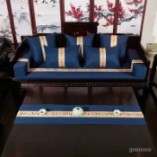 紅木沙髮坐墊中式椅墊加厚餐椅墊太師椅墊羅漢床墊定做防滑可拆洗 沙發墊實木沙發坐墊加厚紅木椅子墊子木椅墊 可拆洗