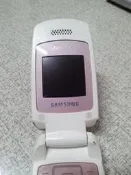 湛藍  銀粉 貝殼機 SAMSUNG B289 亞太 CDMA 原廠 電池 摺疊