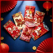 2026 馬年刺繡紅包｜馬到成功 / 馬上有財 國潮刺繡 春節拜年 / 送禮紅包袋