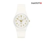 Swatch WHITE BISHOP 經典手錶/男錶/女錶/瑞士製造 SO28W106-S14 (34mm)