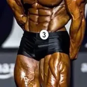 IFBB古典健美比賽褲健體平口黑色齊腿寬邊三角珠光高彈性健身先生