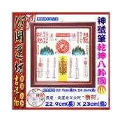 (店+)168開運坊 【居家化煞招財法器 乾坤太極圖-小-木框】開光/擇日