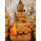【修緣佛像文物館】1尺3觀音 觀世音菩薩 神像 佛像 神明 佛具 神桌 佛桌 神明櫥 佛櫥 江西小葉樟雕刻