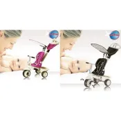 本月促銷~英國 smarTrike 史崔克 豪華時尚嬰幼4合1多機能三輪車(時尚黑)