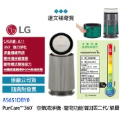 LG樂金 PuriCare™ 360°空氣清淨機 - 寵物功能增加版二代 (單層) AS651DBY0 建議適用19坪