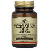 【iHerb】索爾加, 天然歐米伽-3 脂肪酸素食軟凝膠，素食 DHA，200 毫克，50 粒裝