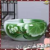 台灣出貨⭐陶瓷魚缸景德鎮陶瓷傢用水缸養金魚缸荷花盆睡蓮碗蓮缸烏龜缸