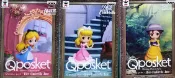 UNIPRO優鋪 日版 Qposket petit 愛麗絲 灰姑娘 仙度瑞拉 珍妮 一套三款 約7公分高 迪士尼 公仔 posket
