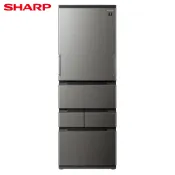 【全聯線上購】【SHARP 夏普】457公升1級變頻左右開任意門自動除菌冰箱(尊爵灰)/(典雅白)任選(SJ-PW46KT-H/SH-SJ-PW46KT-W)