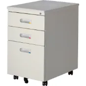 (店+)NICK 經濟型三抽鋼製活動櫃（三層櫃/抽屜櫃/桌下櫃/鐵櫃）